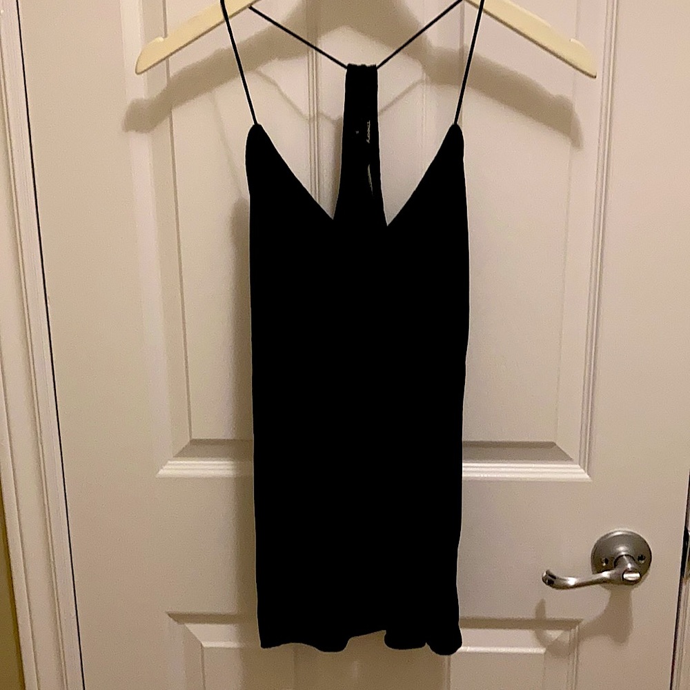 Black velvet Theory cami, new with tags